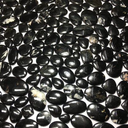 Natural Black Tourmaline Cabochon (Natural)