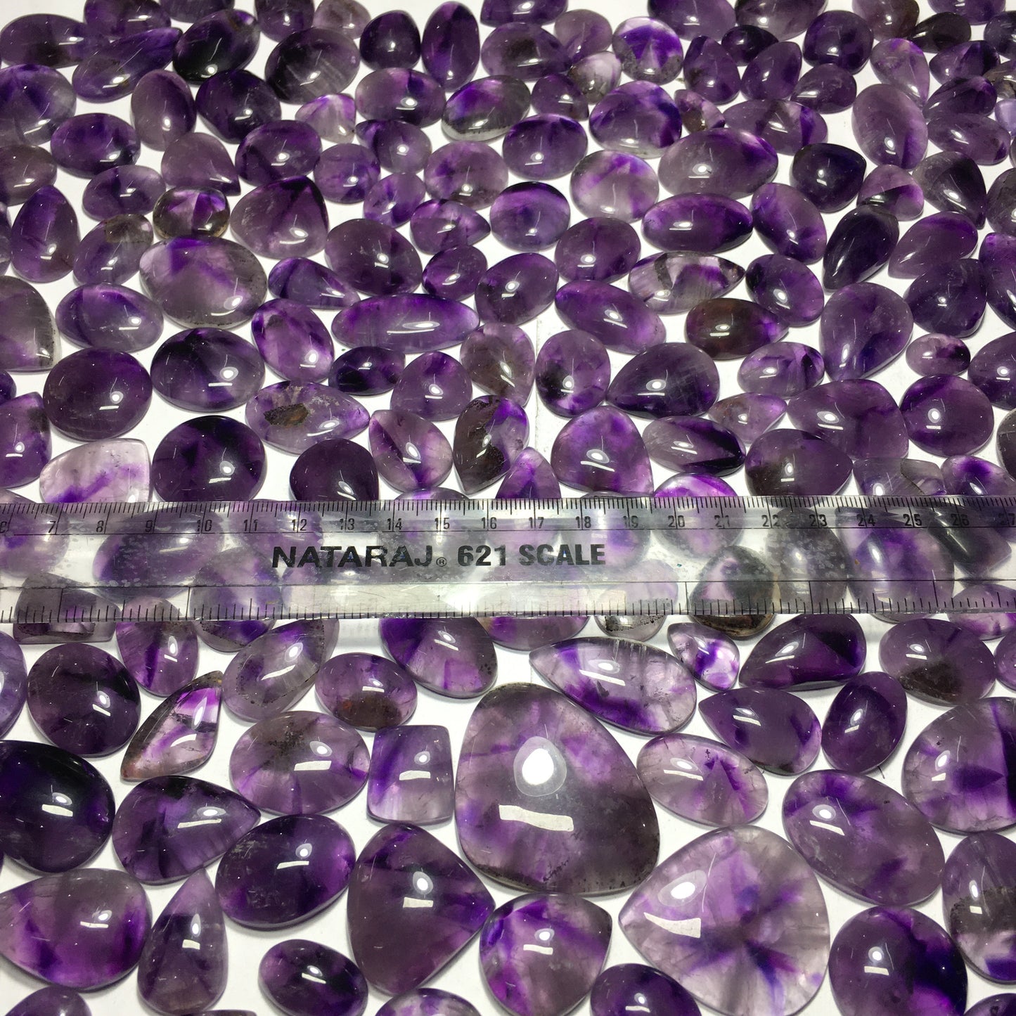 Natural Amethyst Star Cabochon (Natural)