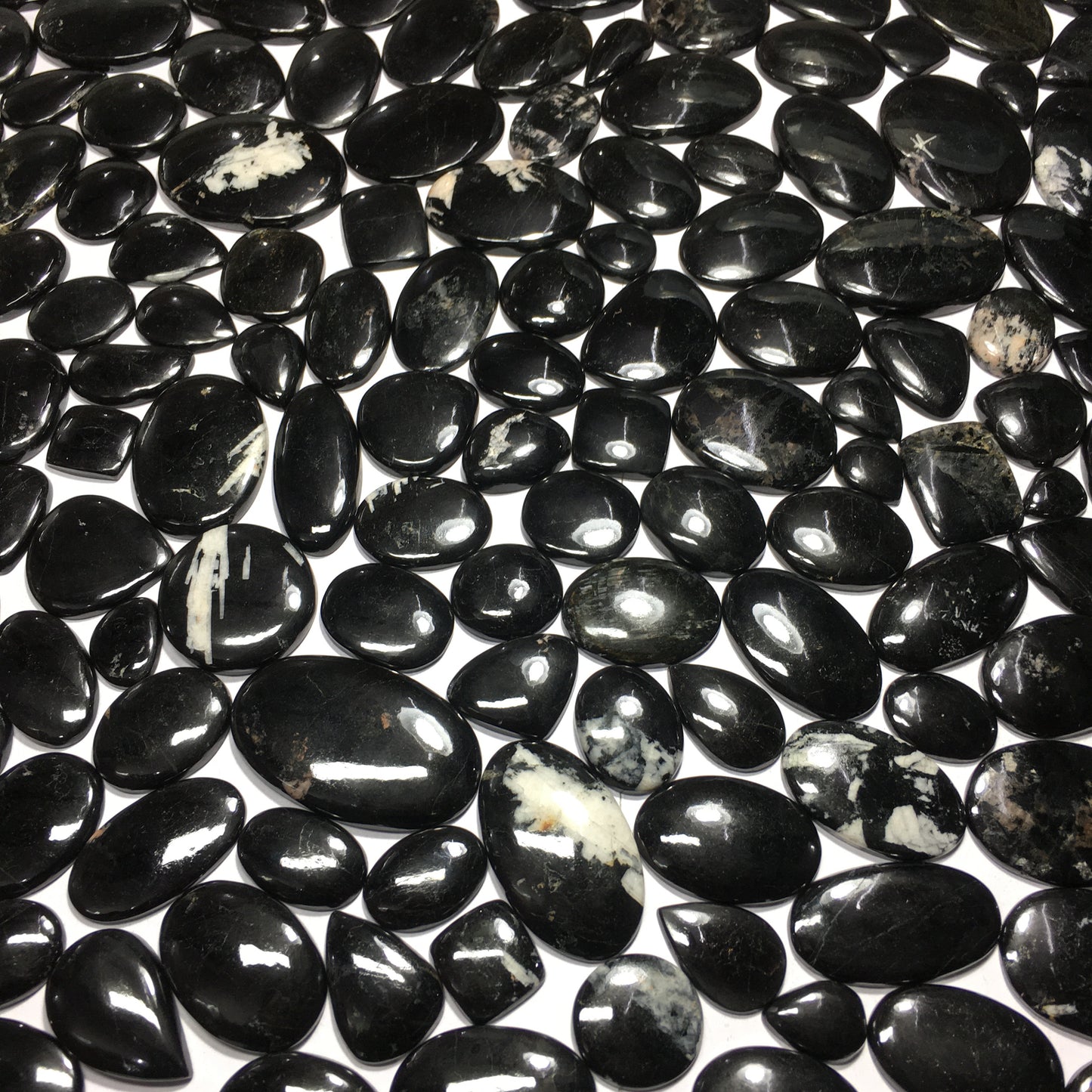 Natural Black Tourmaline Cabochon (Natural)