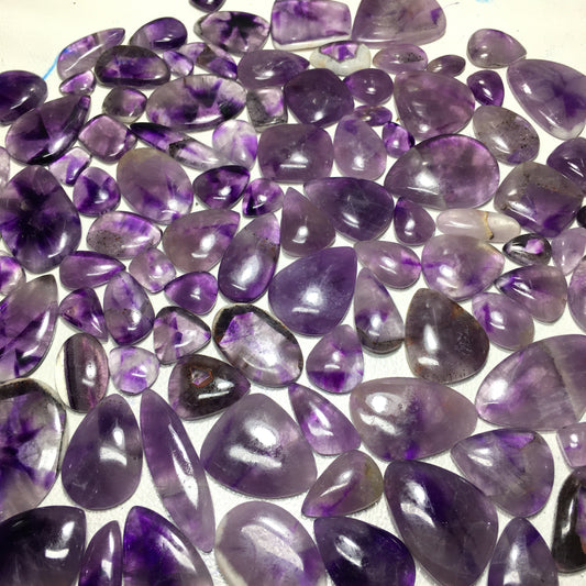 Natural Amethyst Star Cabochon (Natural)