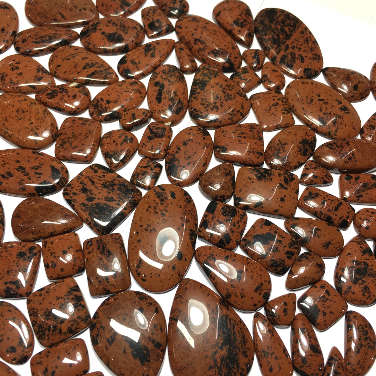 Natural Mahogany Obsidian Cabochon (Natural)