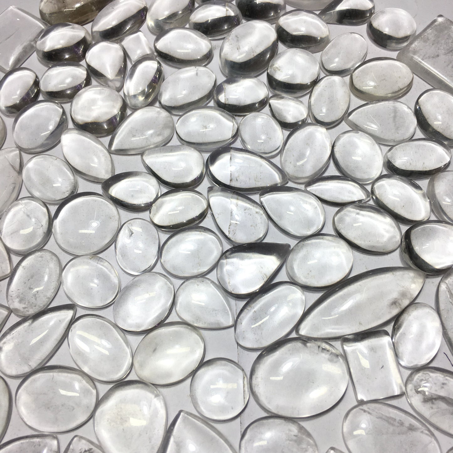 Natural Crystal Quartz Cabochon (Natural)