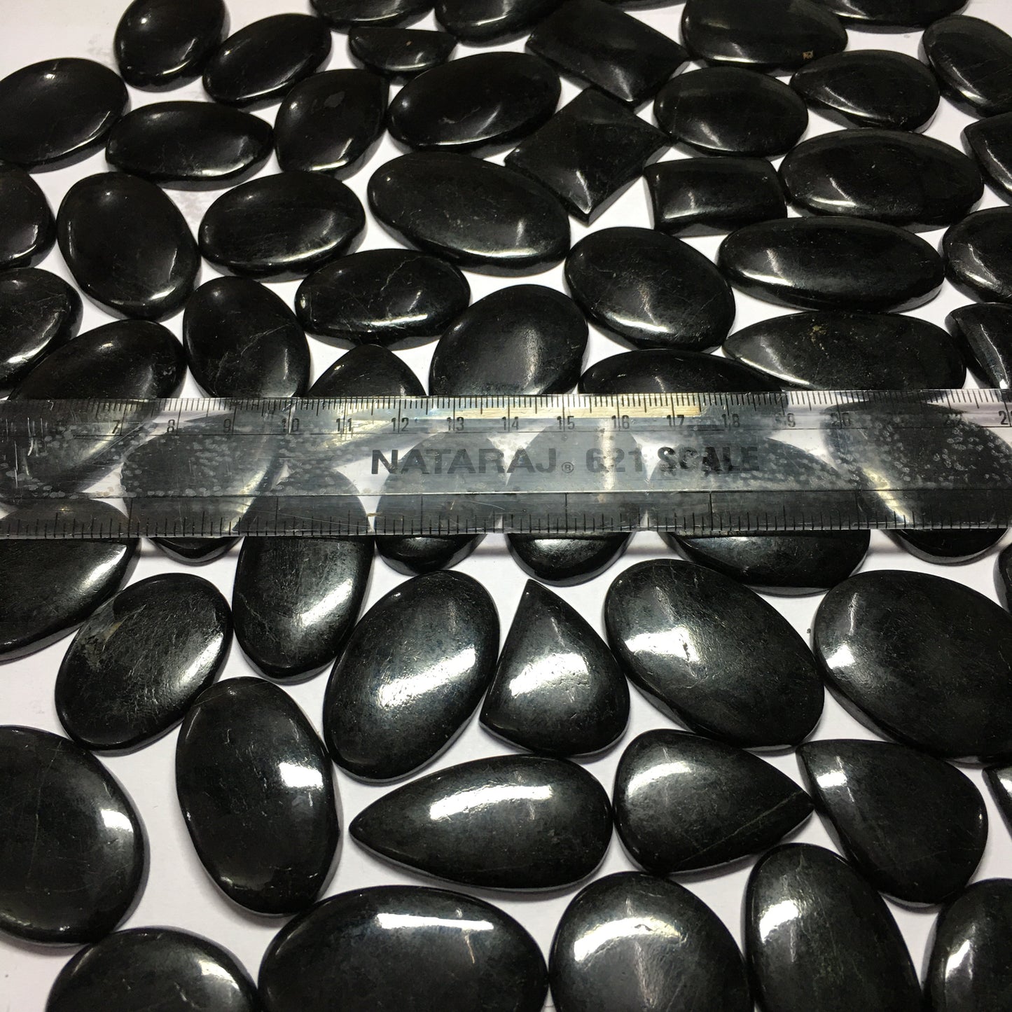 Natural Black Tourmaline Cabochon Loose Gemstone