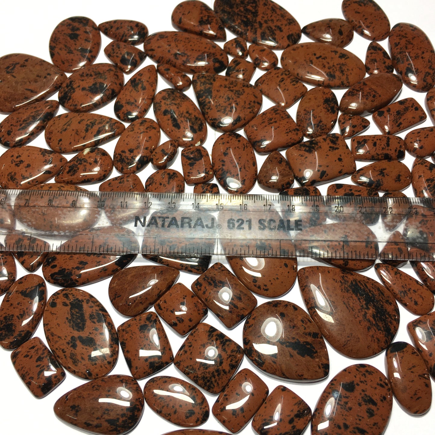 Natural Mahogany Obsidian Cabochon (Natural)