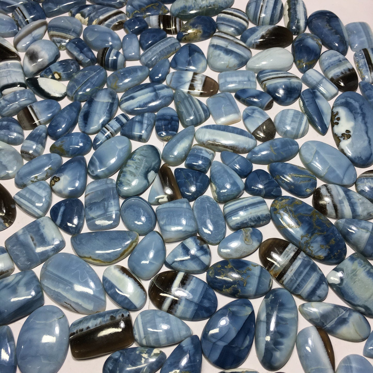 Natural Blue Opal Cabochon (Natural)