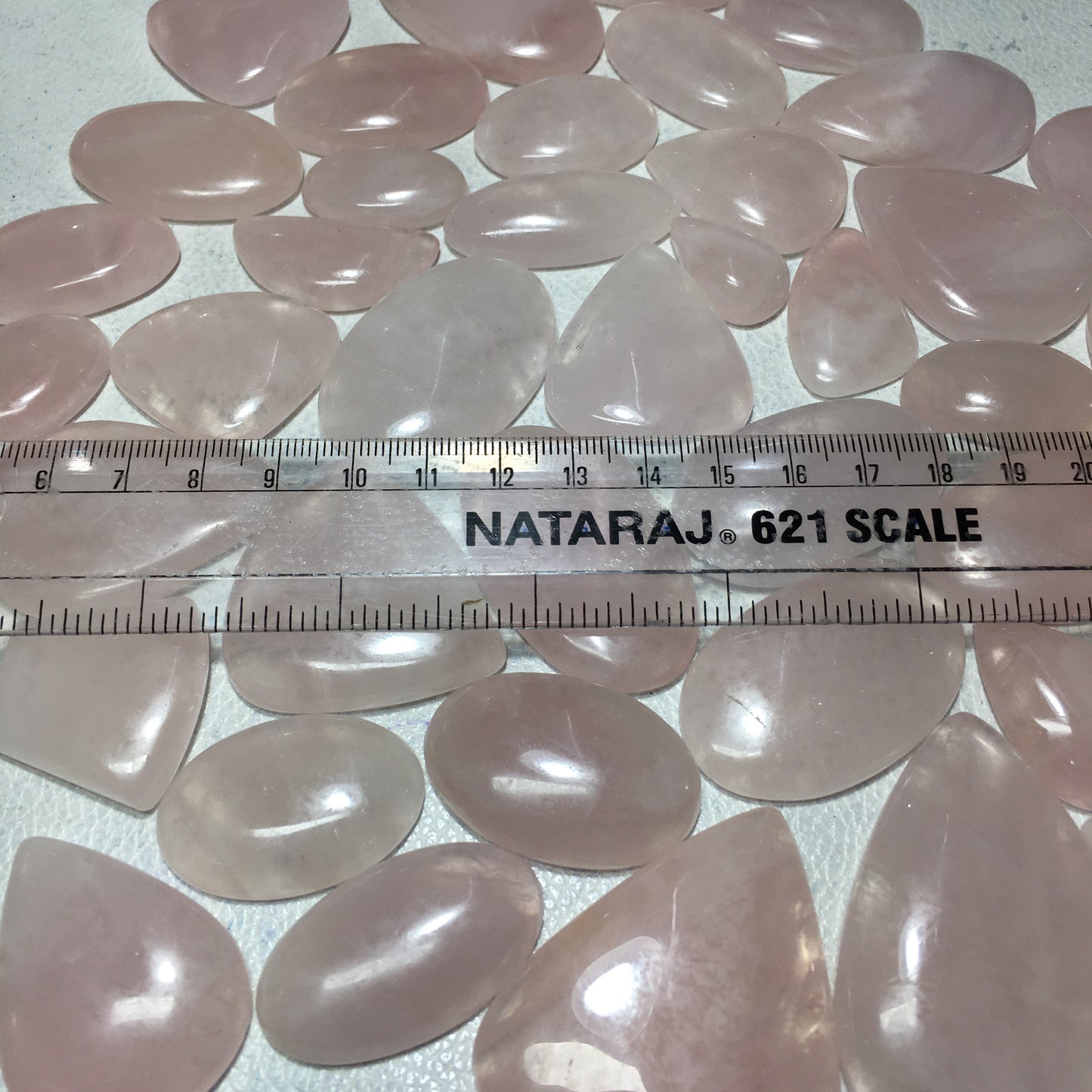 Natural Rose Quartz Cabochon (Natural)