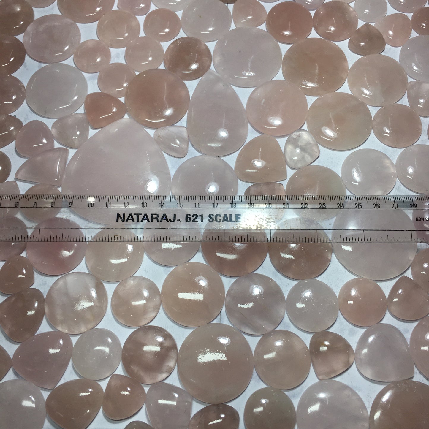 Natural Rose Quartz Cabochon (Natural)