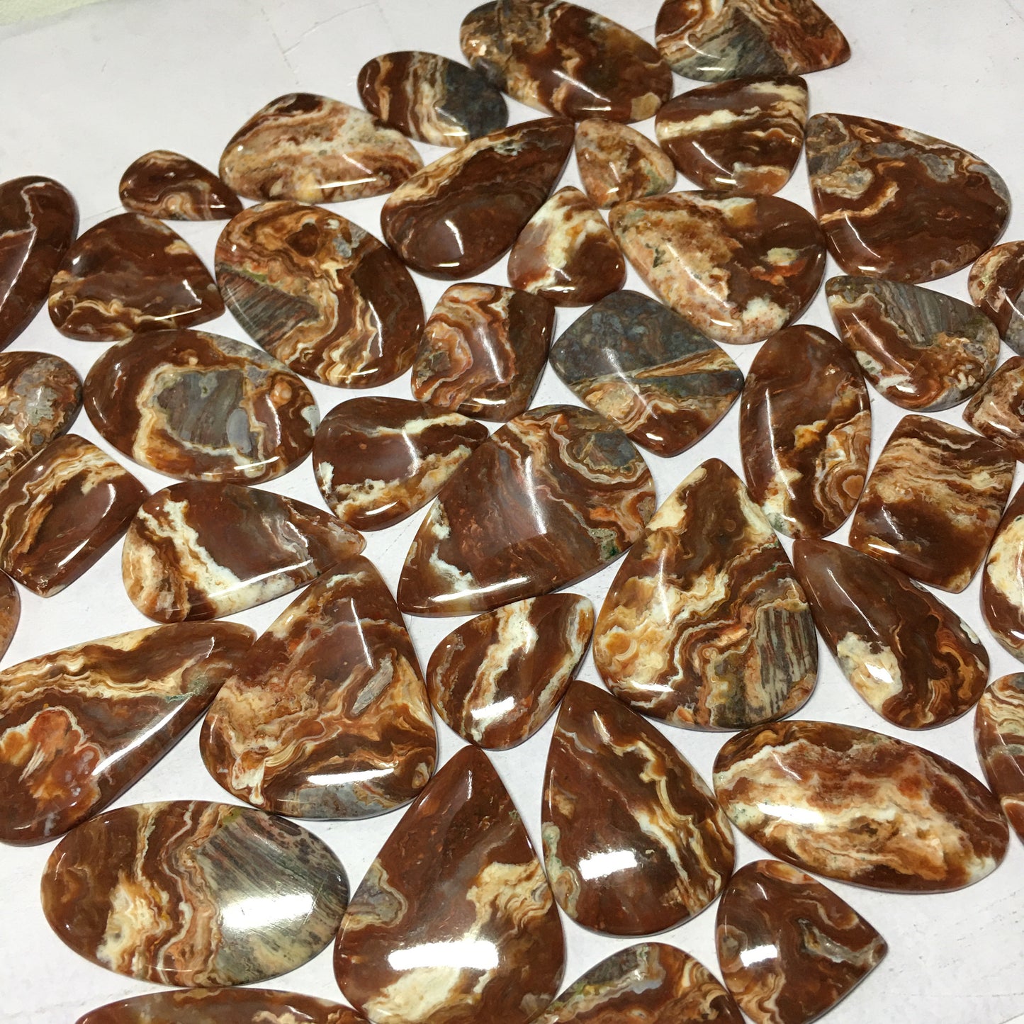 Natural Crazy Lace Agate Cabochon (Natural)