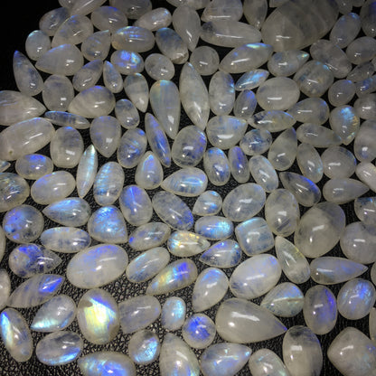 Natural Rainbow Moonstone Cabochon (Natural)