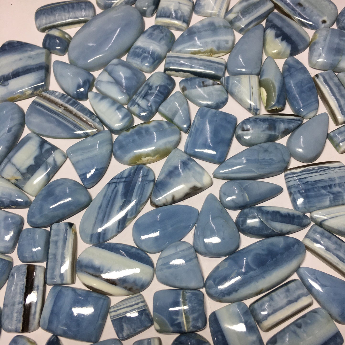 Natural Blue Opal Cabochon (Natural)