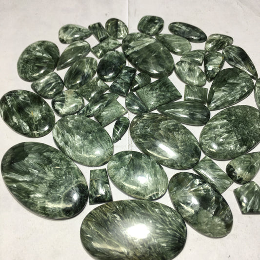 Natural Seraphinite Cabochon (Natural)