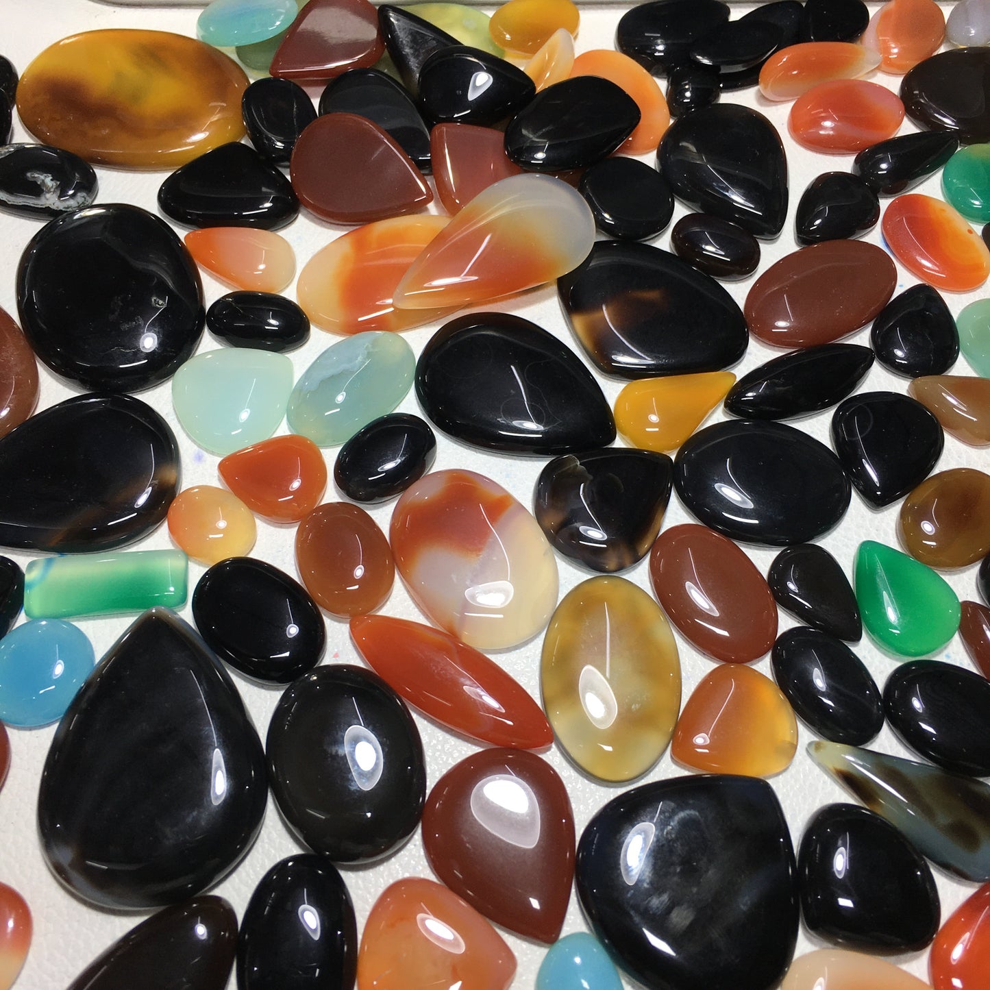 Natural Mix Chalcedony Cabochon (Natural)