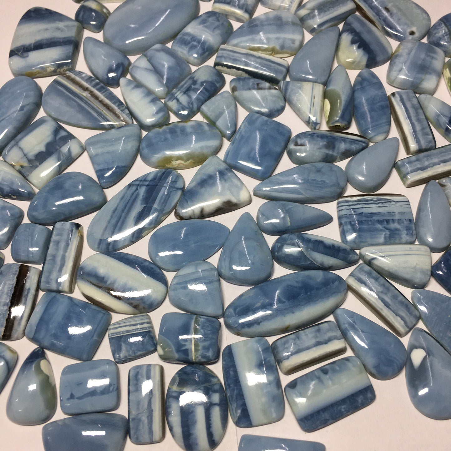 Natural Blue Opal Cabochon (Natural)