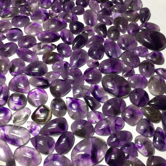 Natural Amethyst Star Cabochon (Natural)