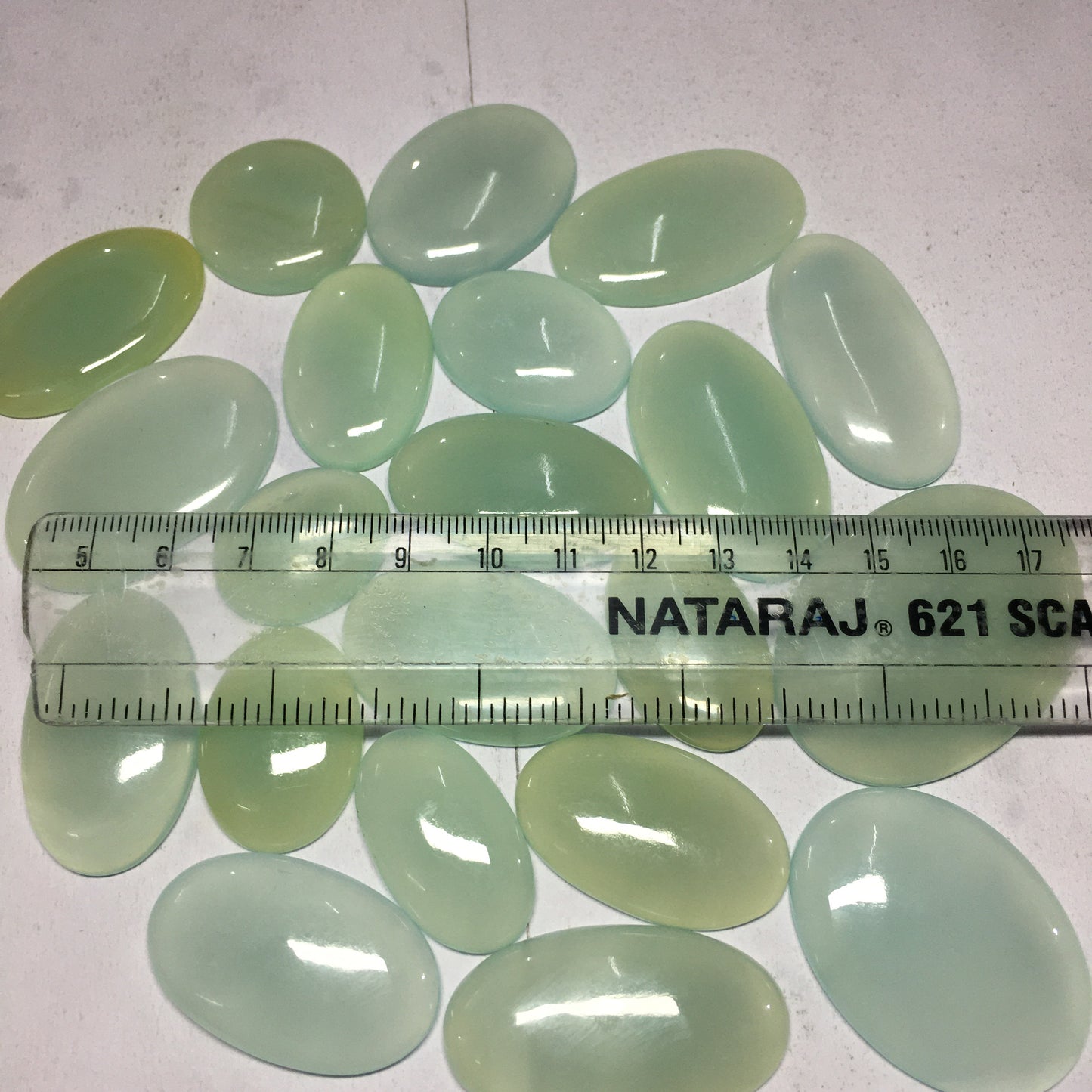 Natural Aqua Chalcedony Cabochon (Natural)