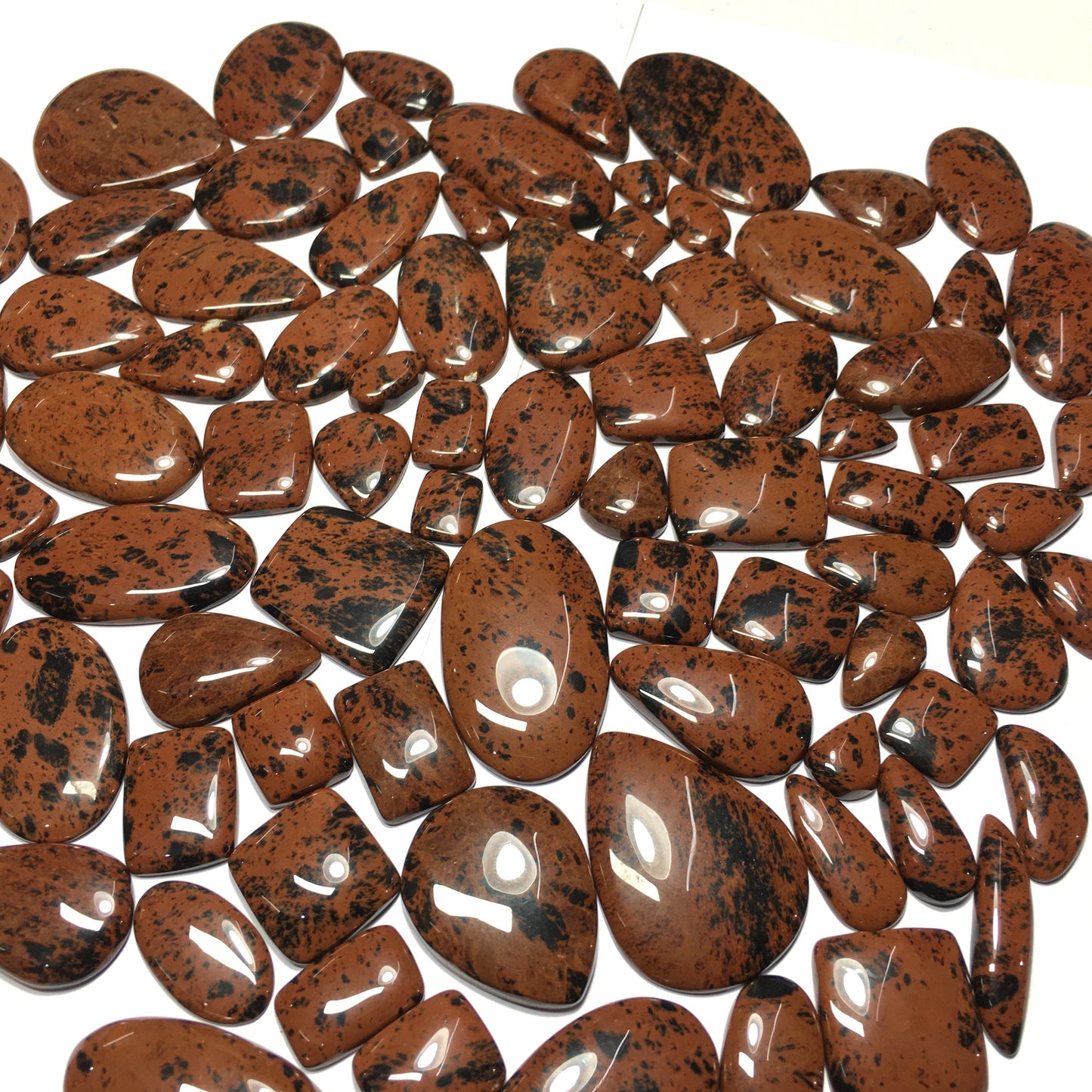 Natural Mahogany Obsidian Cabochon (Natural)