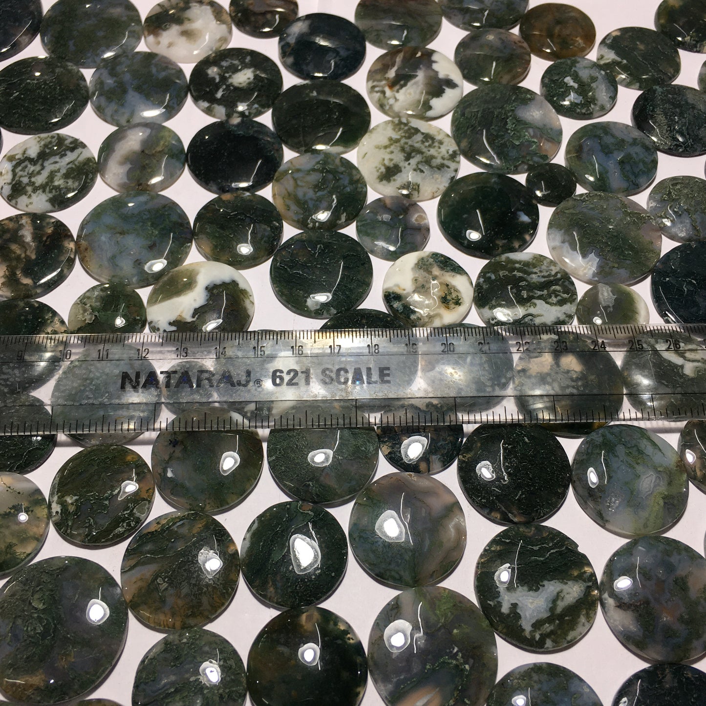 Natural Moss Agate Cabochon (Natural)