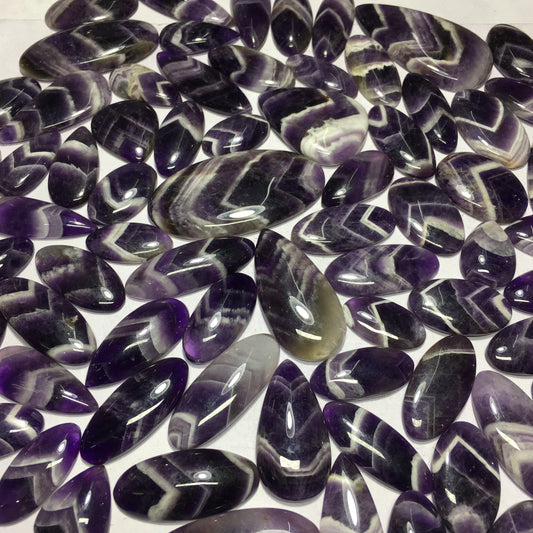 Natural Amethyst lace Agate Cabochon (Natural)