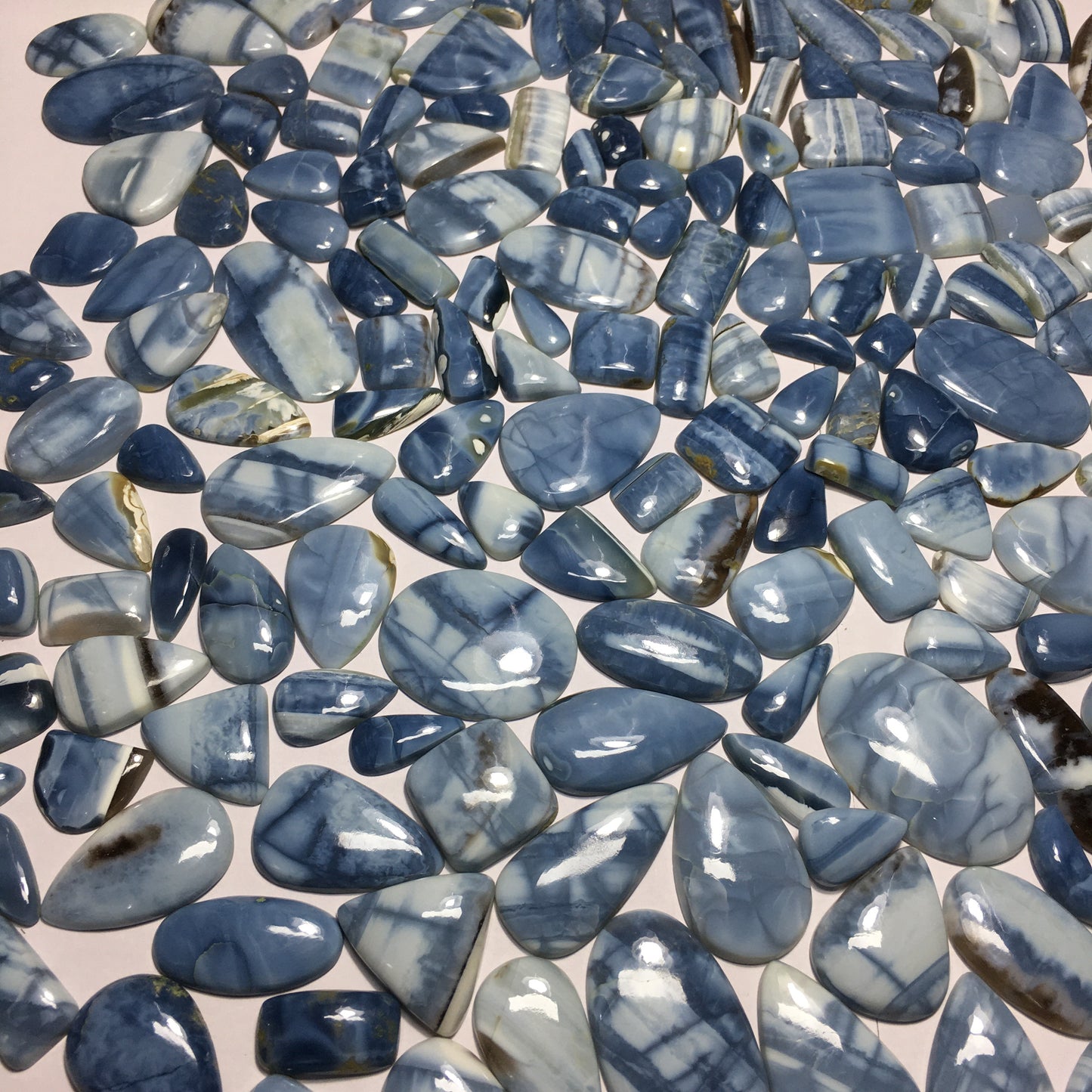 Natural Blue Opal Cabochon (Natural)