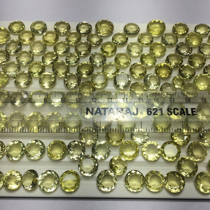 Natural Lemon Quartz Faceted Cut (Natural)