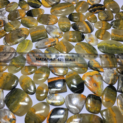 Natural Bumble Bee Jasper Cabochon (Natural)