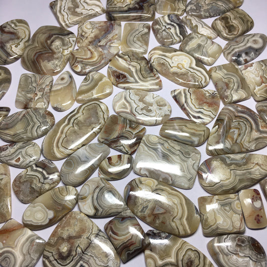 Natural Crazy Lace Agate Cabochon (Natural)