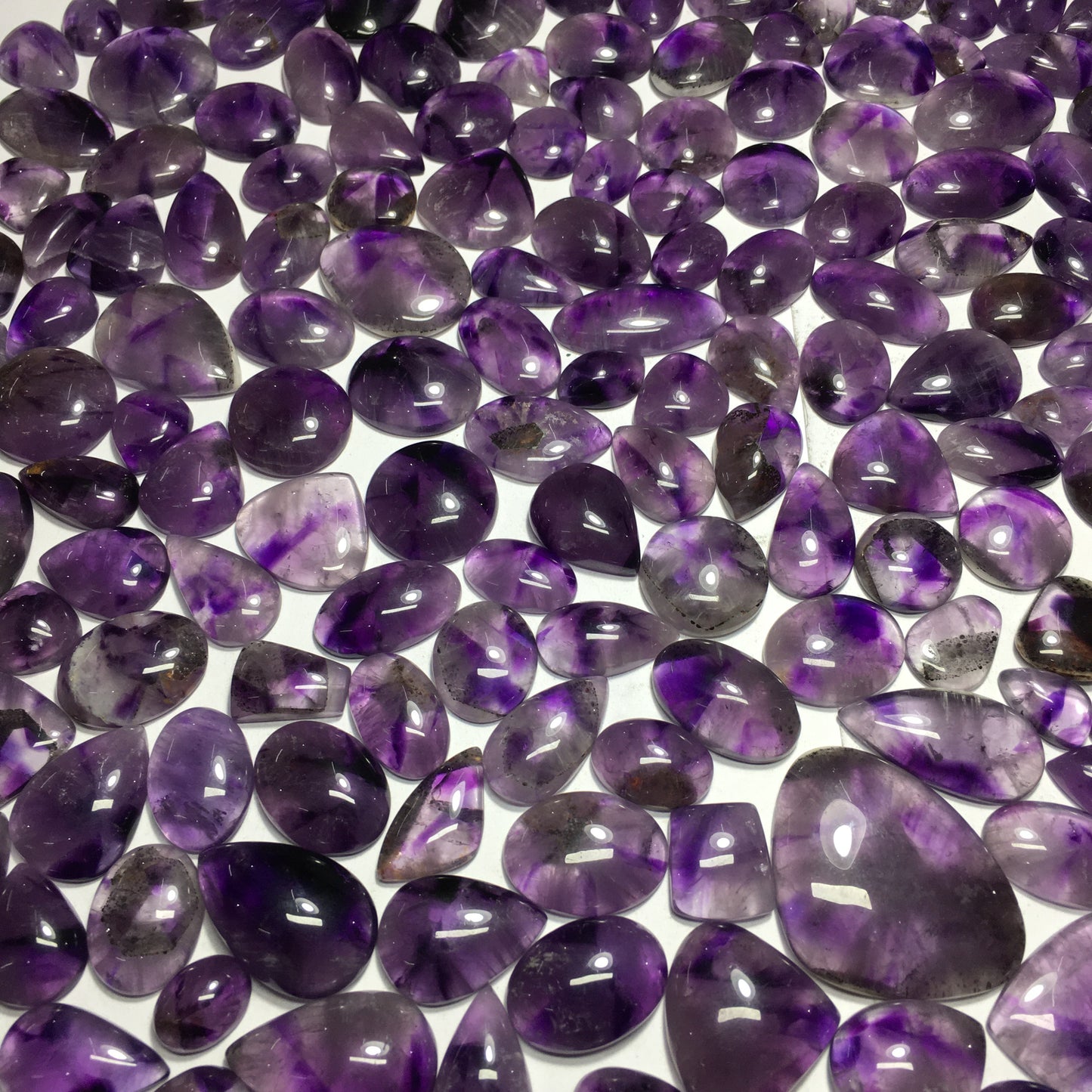 Natural Amethyst Star Cabochon (Natural)