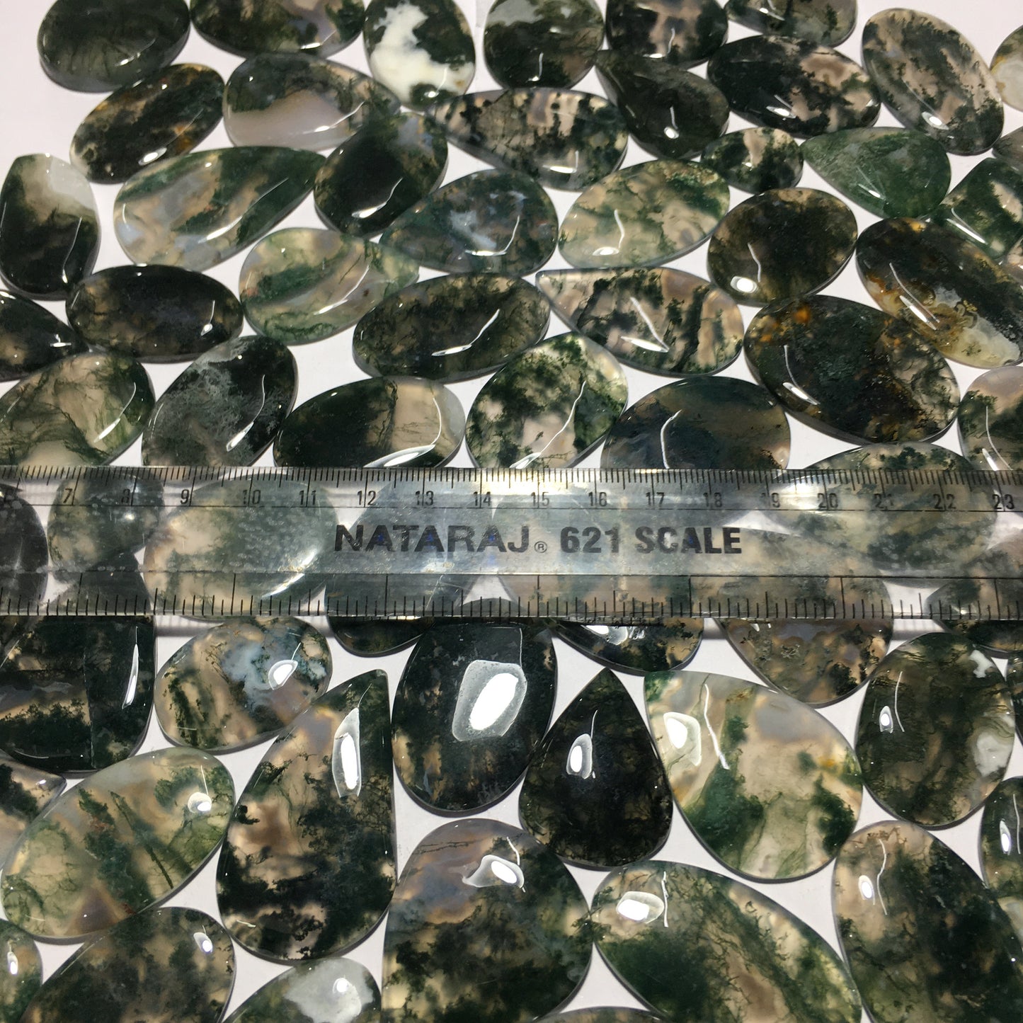 Natural Moss Agate Cabochon (Natural)